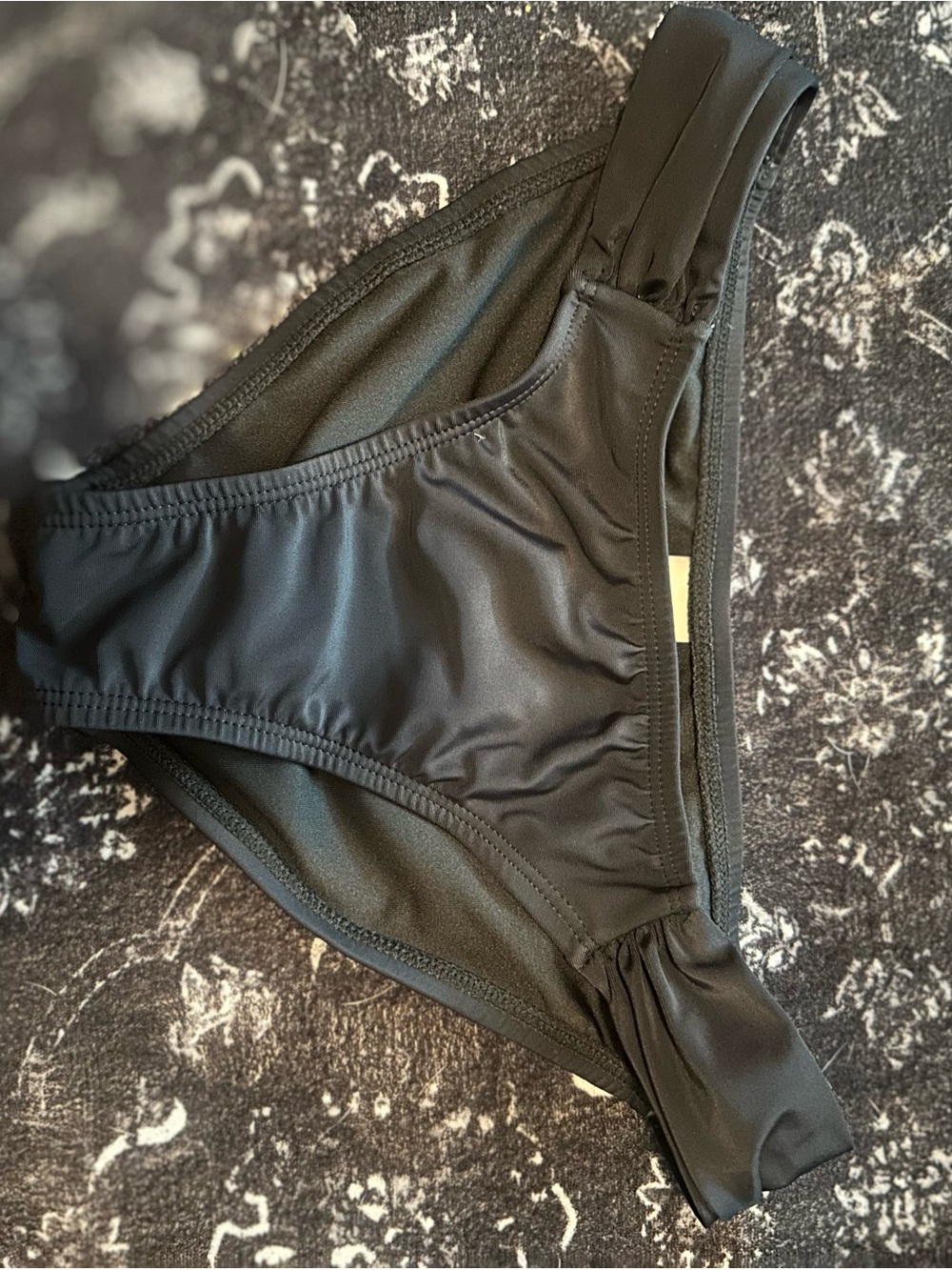 black bikini bottoms